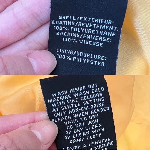 NWT 7 FOR ALL MANKIND Cropped Biker Faux Leather Jacket Mustard Small - Picture 4 of 4